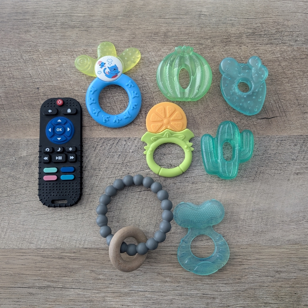 Baby Teether Bundle Infant Teethers Teething Rings Cold Teethers